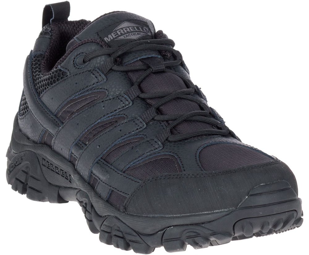 Merrell Hiking Shoes Black - Moab 2 Tactical - Womens 34DSLHBXF